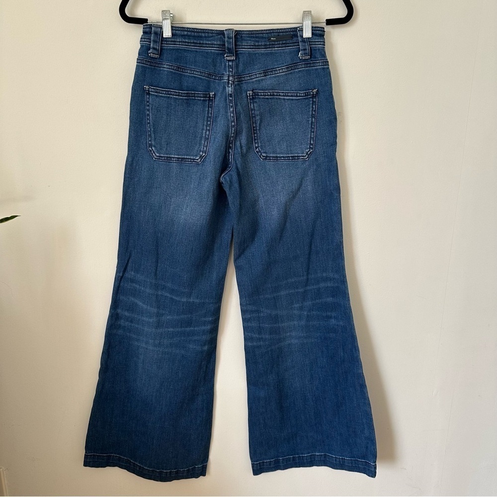 Pilcro The Letterpress Anthropologie Wide Leg Jeans Size 27 High Rise Denim - Picture 3 of 8